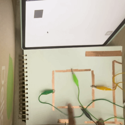 In this iteration, I have added a button for the w key which represents white so users can mix white into their colour or go back to the base of white.